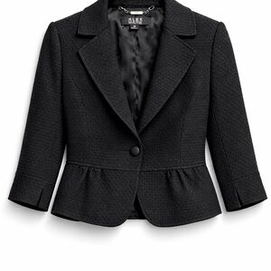Alex Marie Black Textured Blazer